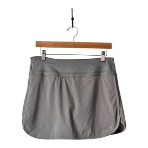 Free Fly Womens Performance Skort S Gray Bamboo Lined Activewear Skirt Hiking